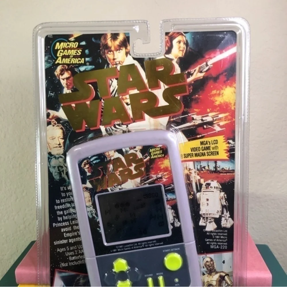 Star Wars Video Game With Magna Screen Micro Games Of America Vintage 1991 Toy